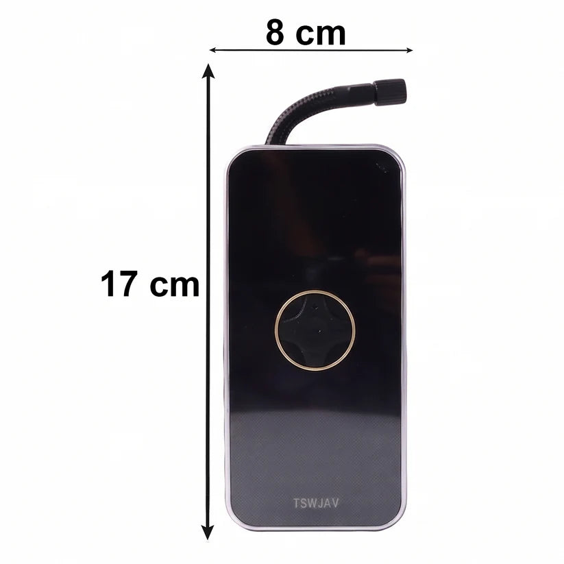 Portable Car Tire Inflator Air Compressor | Wireless Digital Air Pump with LED Display | Fast Rechargeable Tyre Inflator for Car, Bike, Motorcycle & Ball